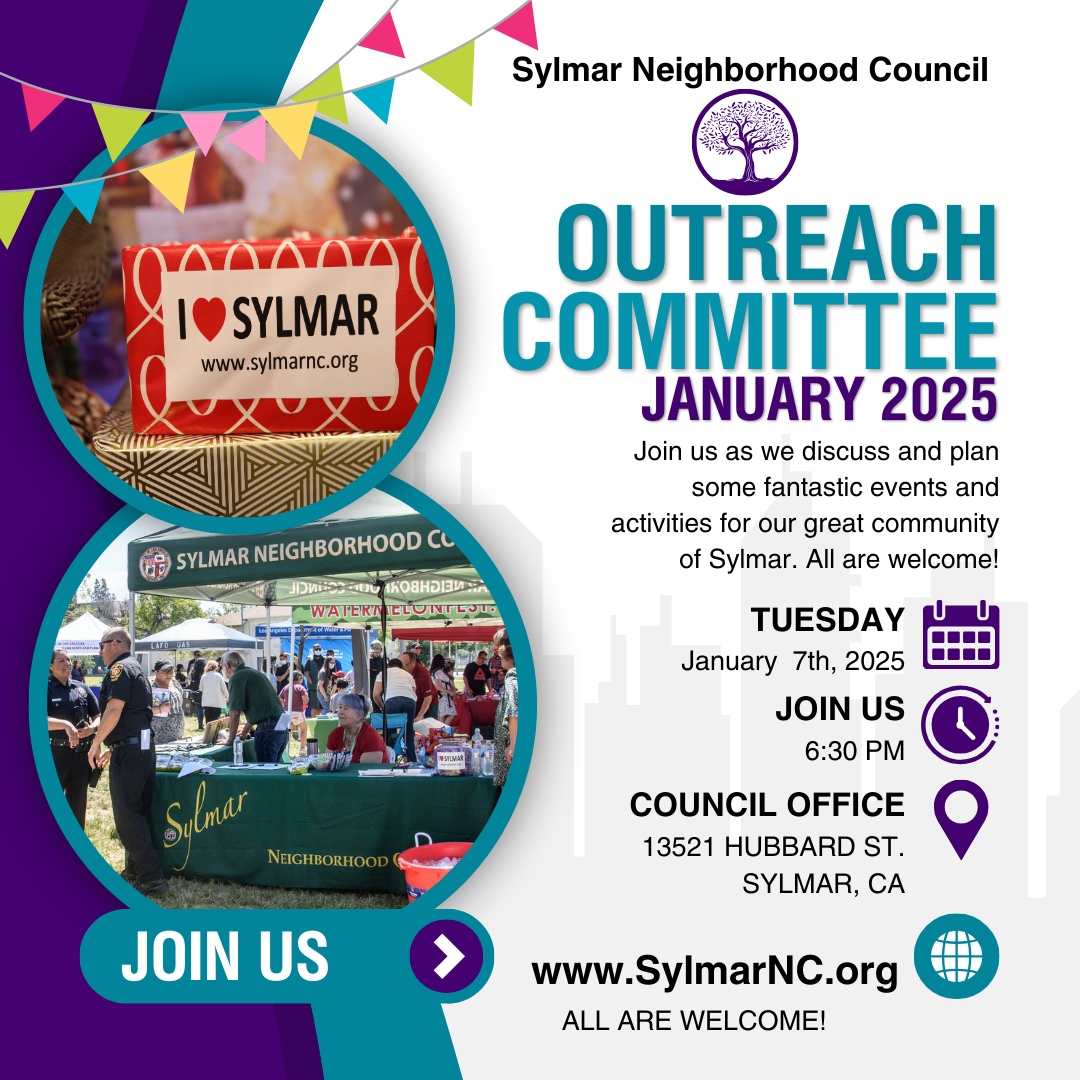 Outreach Committee • Tuesday, January 7th