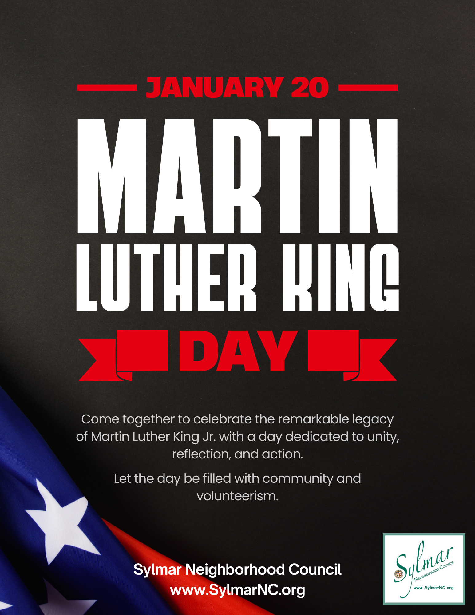 Martin Luther King Jr. Day • Monday, January 20th, 2025