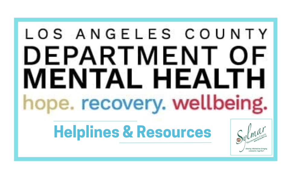 24/7 HELP LINE FOR MENTAL HEALTH & SUBSTANCE USE SERVICES