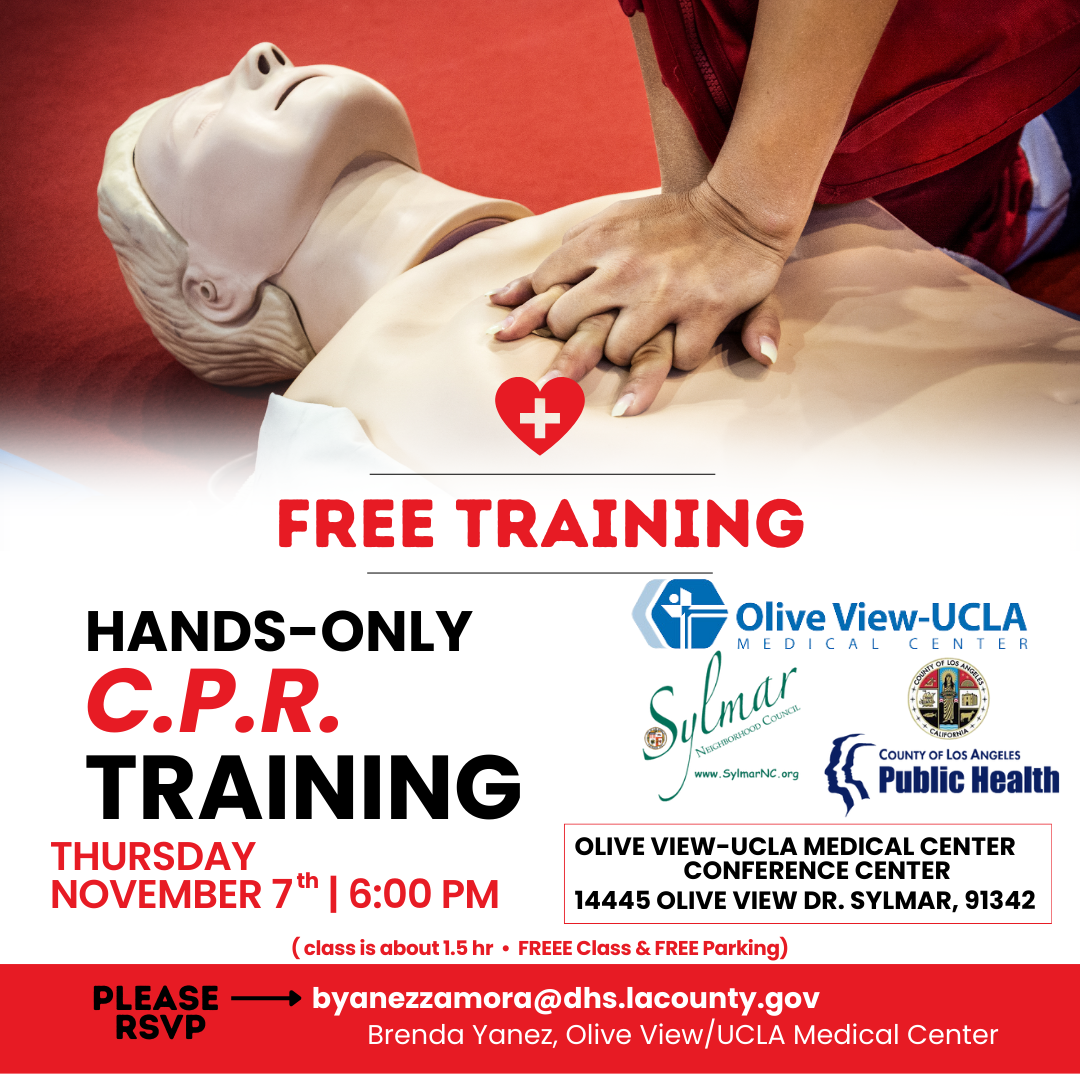 FREE - CPR Training • November 7th • Sylmar