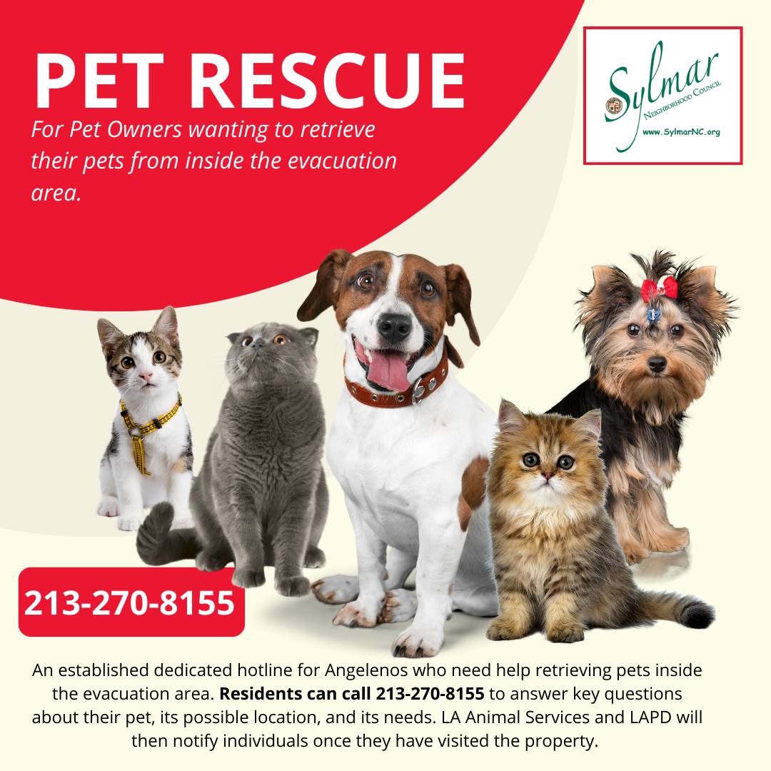 Pet Rescue for Evacuees of Wildfires