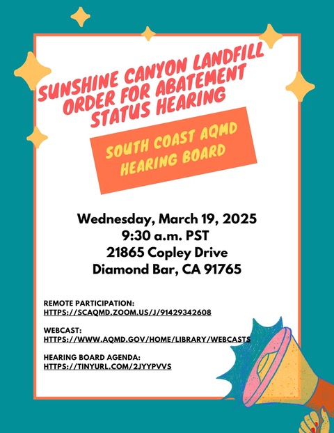 Public Information - Sunshine Canyon Landfill - AQMD