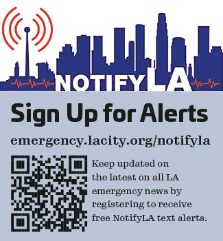 Sign up for LA Emergency Alerts - NotifyLA