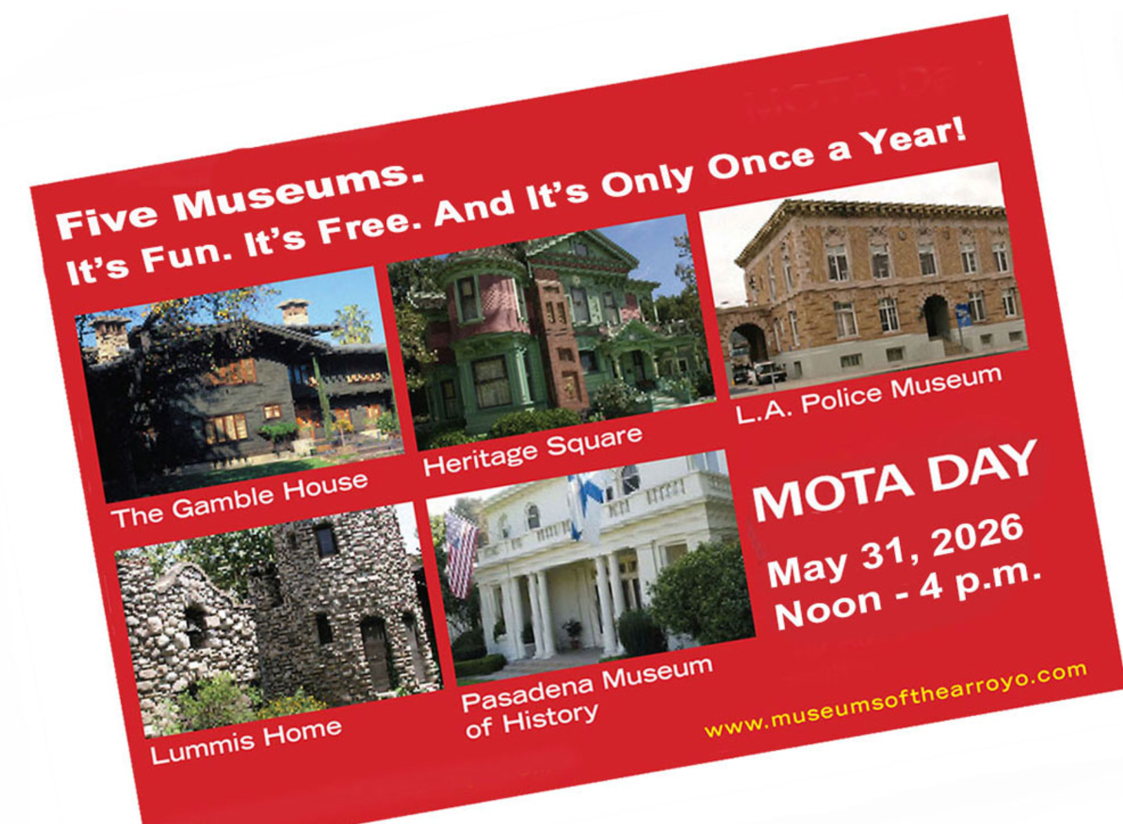 FREE Museums - May 31, 2026 - Museums off the Arroyo Day!