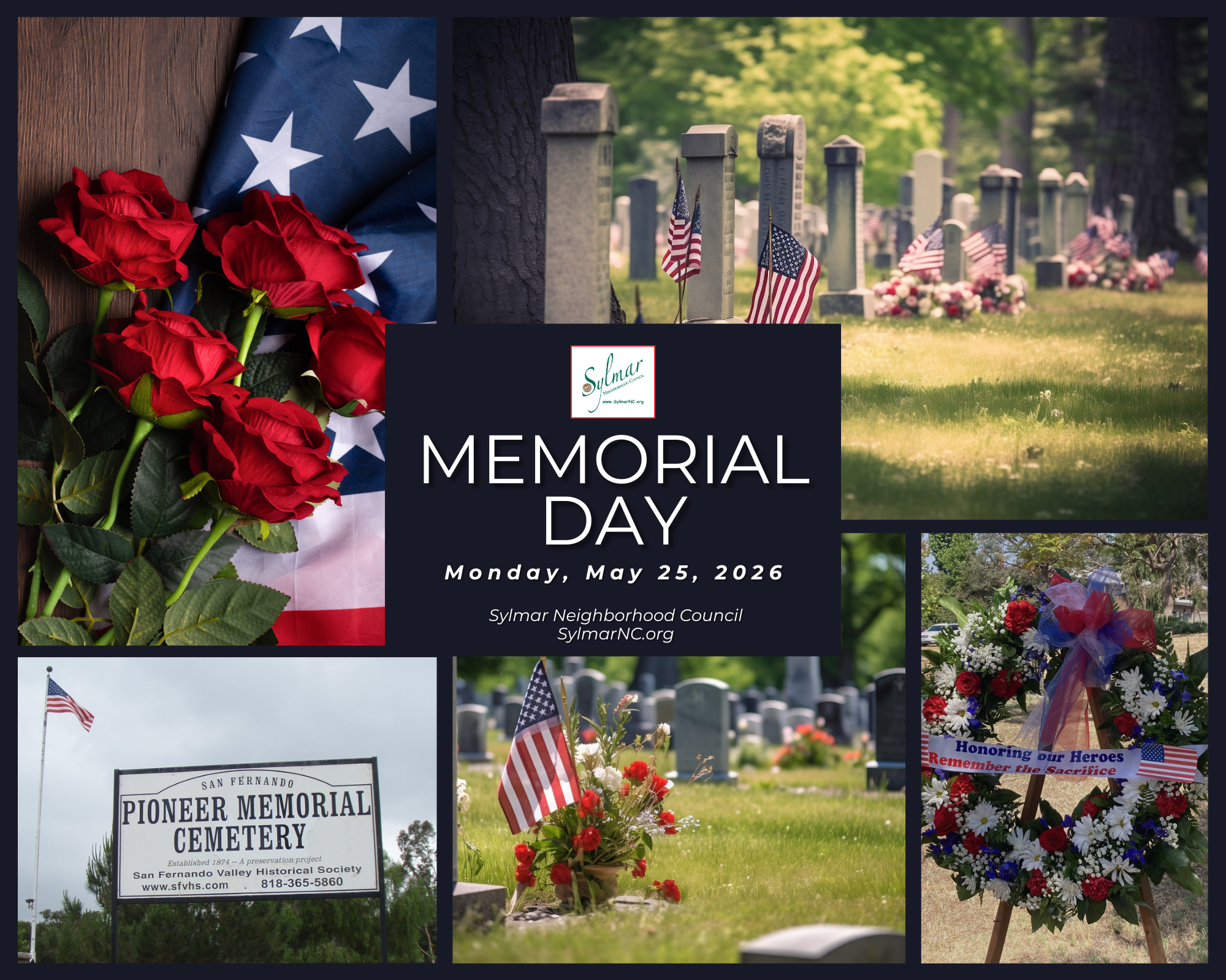 Memorial Day - Monday, May 25th, 2026