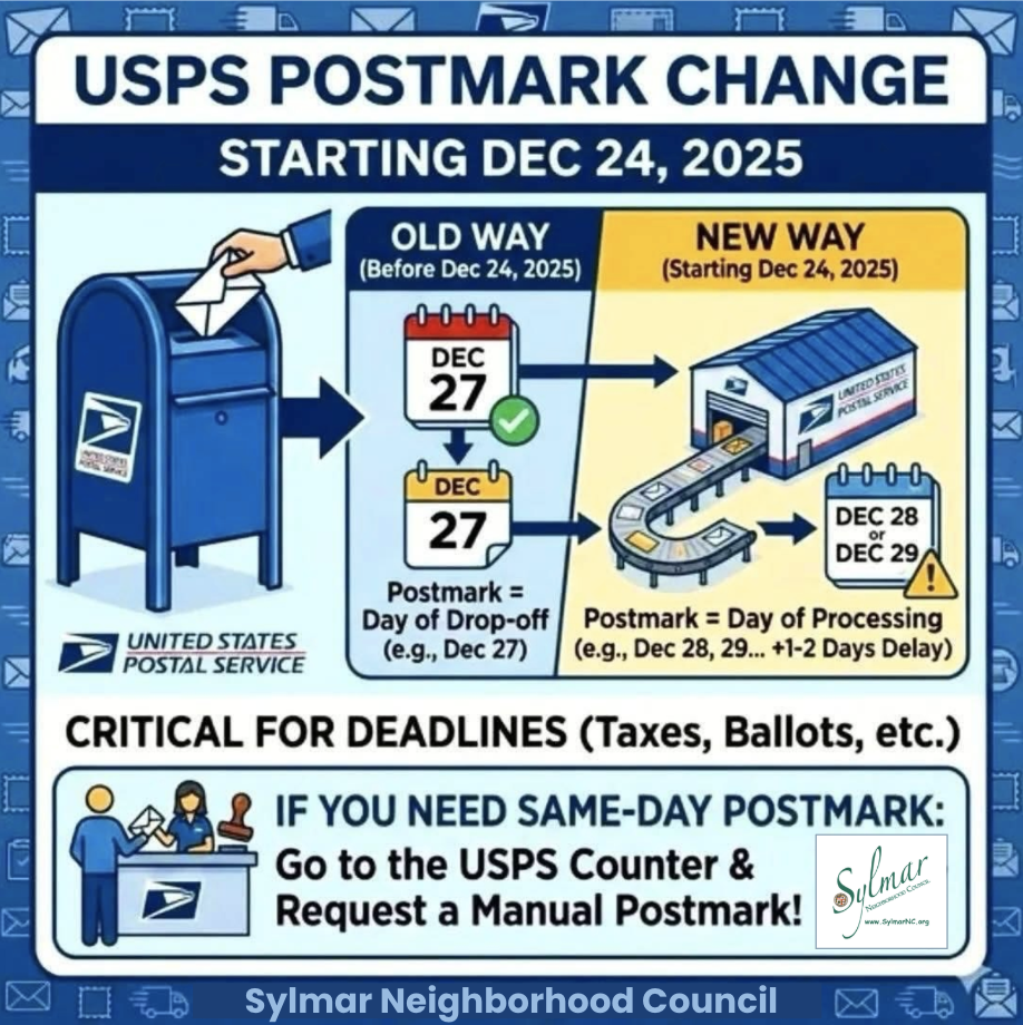 Have a mailing due date? Important Information