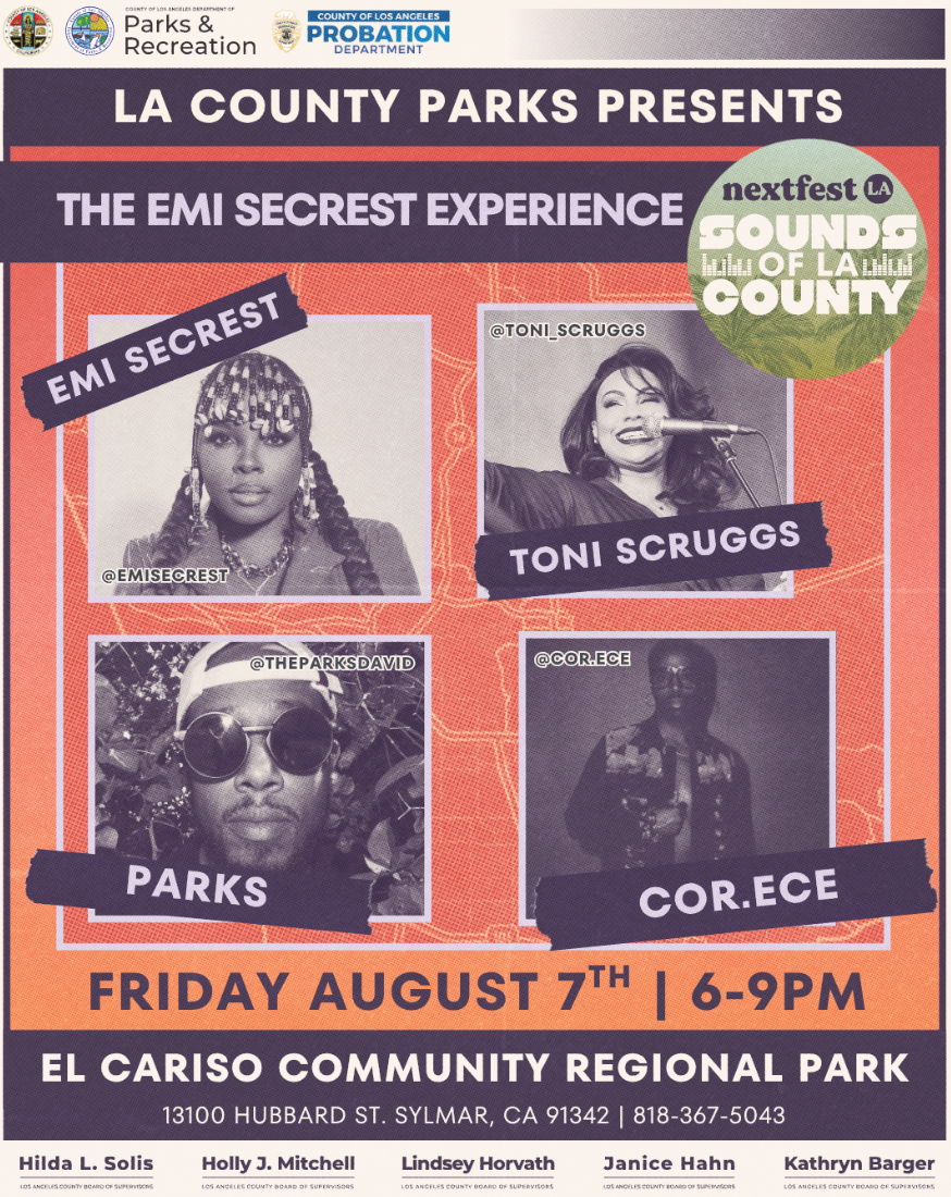 FREE CONCERT - El Cariso Park Friday,  Aug 7th
