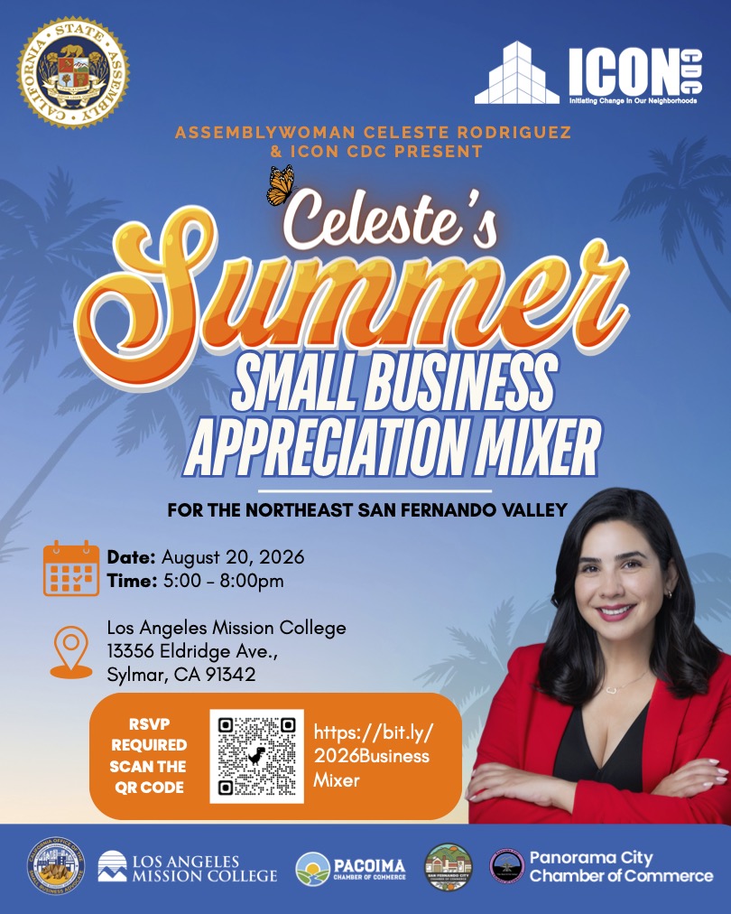 Second Annual Small Business Mixer - Thursday August 20th, Hosted by Assemblywoman Celeste  Rodriguez