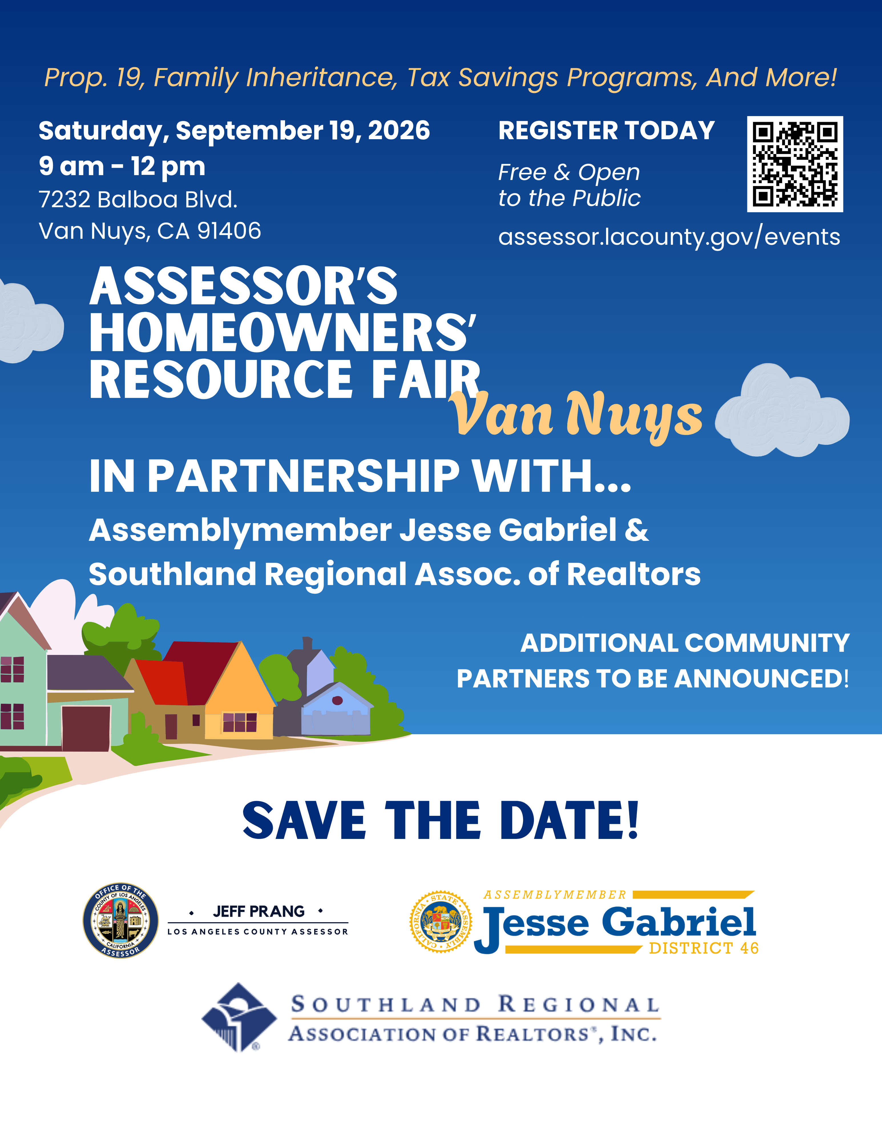 Homeowners’ Resource Fair in Van Nuys on Saturday, September 19, 2026.