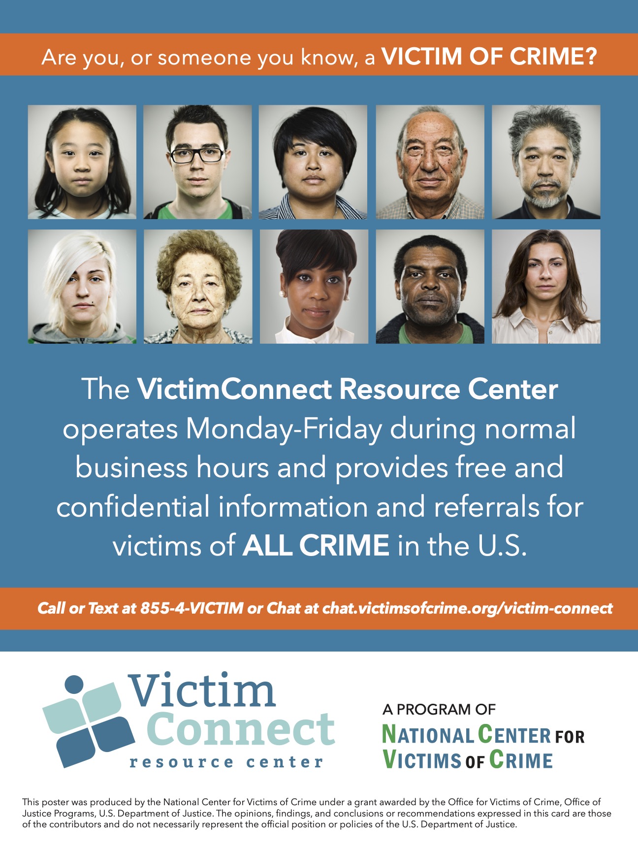 Are you, or someone you know a victim of a crime?
