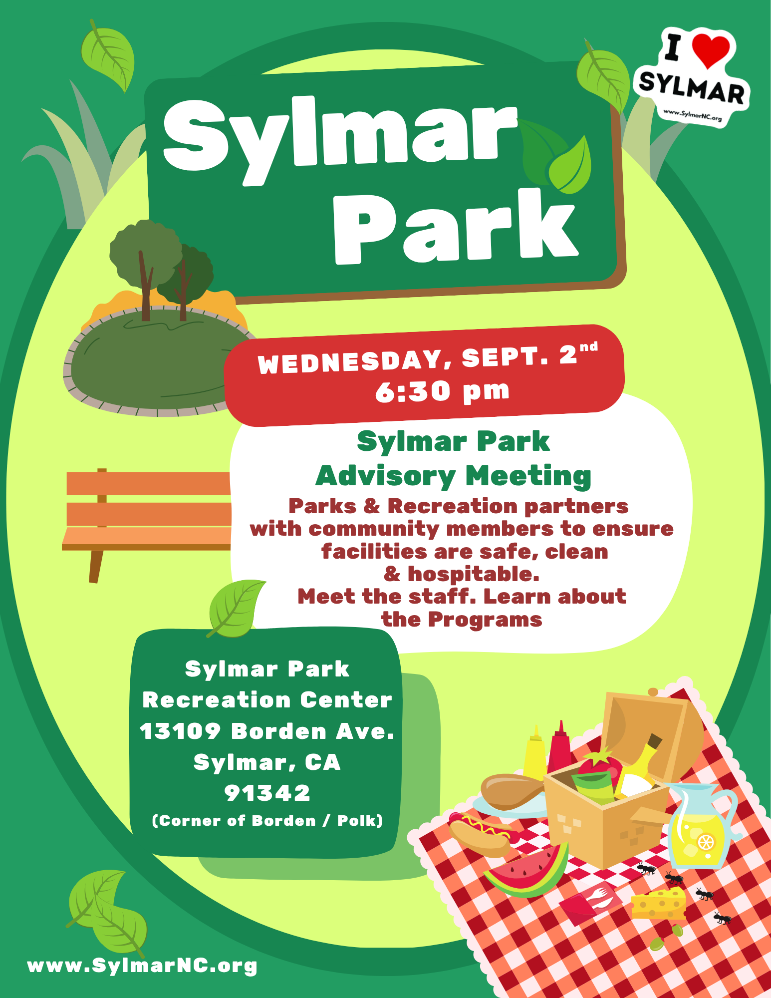 Join your Community! Sylmar Park Community Meeting