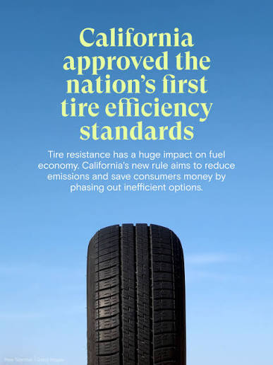 NEW California Tire Regulation to begin 2029