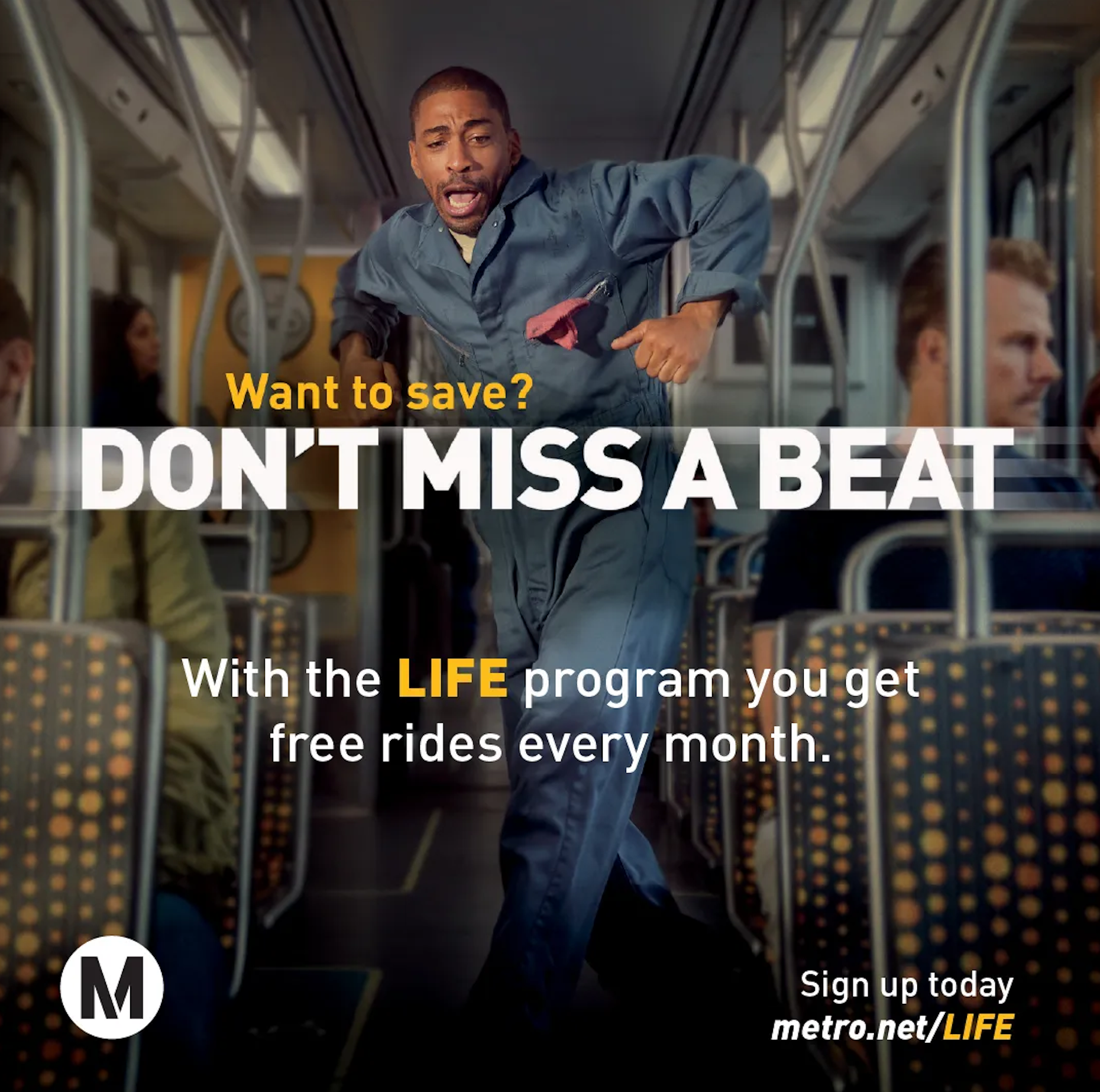METRO - Get Moving with 20 FREE Rides a Month