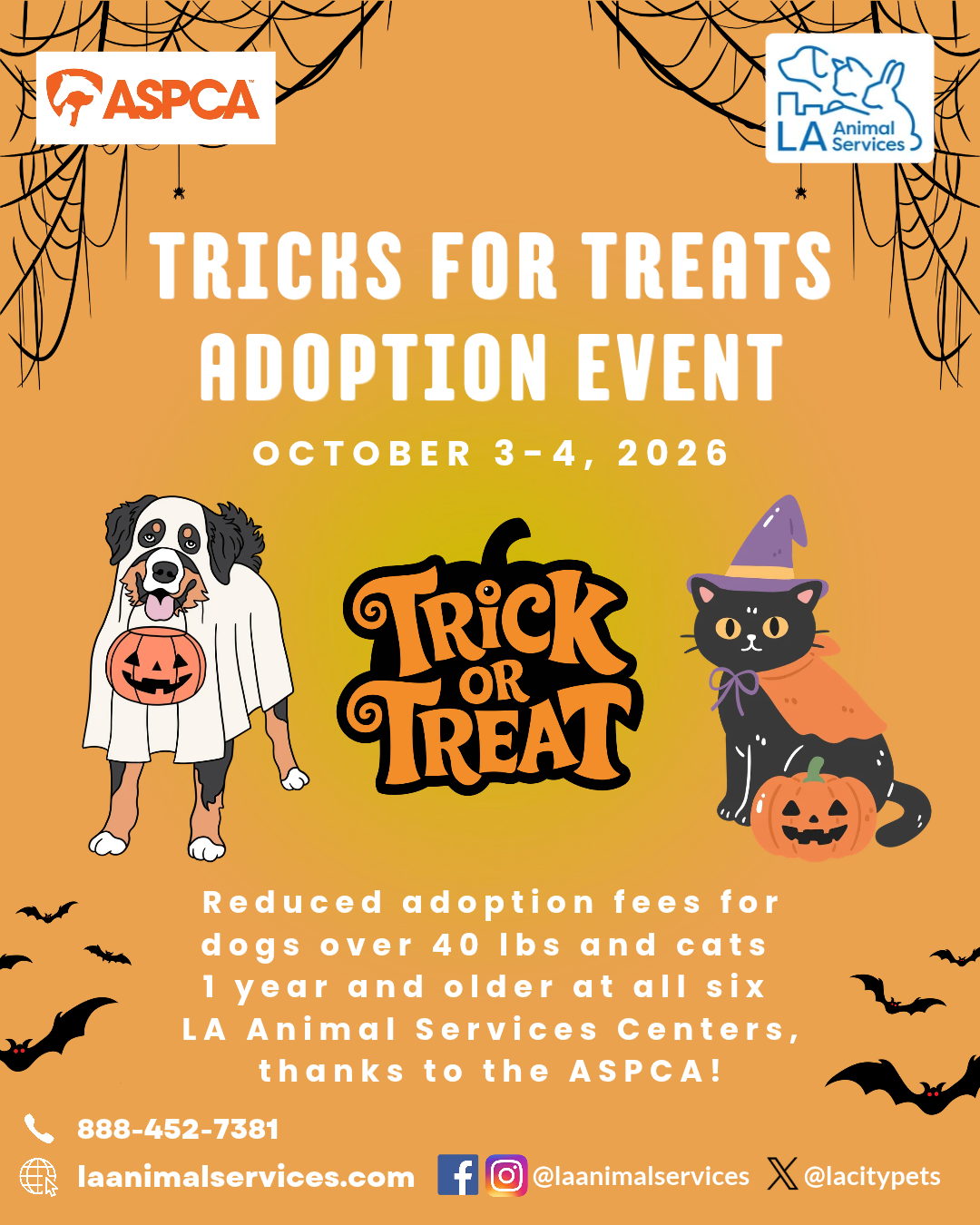 Tricks For Treats Adoption Event 