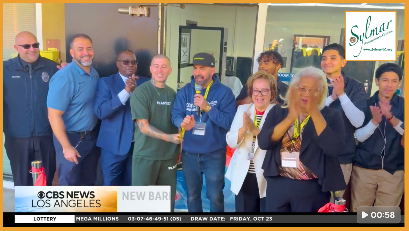 Sylmar celebrates California's first-ever barbering program inside juvenile hall
