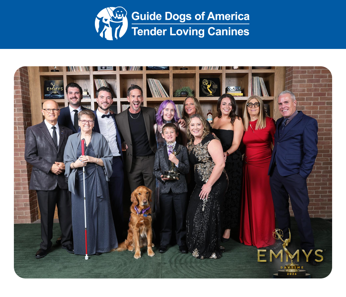 Congratulations Guide Dogs of America / Tender Loving Canines